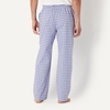 Amazon Essentials Men’s Cotton Poplin Straight-Fit Pajama Pants with Pockets, Elastic Waist, Drawstring(Cornflower Blue Check)