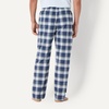 Amazon Essentials Men’s Cotton Poplin Straight-Fit Pajama Pants with Pockets, Elastic Waist, Drawstring(Indigo Country Plaid)