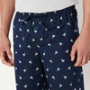 Amazon Essentials Men’s Cotton Poplin Straight-Fit Pajama Pants with Pockets, Elastic Waist, Drawstring(Navy Ducks)