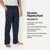 Amazon Essentials Men’s Cotton Poplin Straight-Fit Pajama Pants with Pockets, Elastic Waist, Drawstring(Navy Ducks)