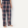 Amazon Essentials Men’s Cotton Poplin Straight-Fit Pajama Pants with Pockets, Elastic Waist, Drawstring(Navy Large Scale Plaid)