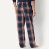 Amazon Essentials Men’s Cotton Poplin Straight-Fit Pajama Pants with Pockets, Elastic Waist, Drawstring(Navy Large Scale Plaid)