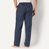 Amazon Essentials Men’s Cotton Poplin Straight-Fit Pajama Pants with Pockets, Elastic Waist, Drawstring(Navy Paisley)