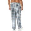 Amazon Essentials Men’s Cotton Stretch Poplin Full-Length Pajama Bottoms(Dusty Blue/Navy Plaid)