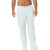 Amazon Essentials Men’s Cotton Stretch Poplin Full-Length Pajama Bottoms(Navy Plaid)