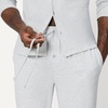 Amazon Essentials Men’s Cotton-Modal Pajama Set, Long Sleeve Button-Down Top with Pants(Light Grey Heather)