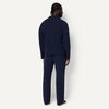 Amazon Essentials Men’s Cotton-Modal Pajama Set, Long Sleeve Button-Down Top with Pants(Navy)