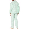Amazon Essentials Men’s Flannel Pajama Set(Mint Green Forest Animals)
