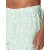 Amazon Essentials Men’s Flannel Pajama Set(Mint Green Forest Animals)