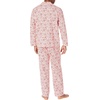 Amazon Essentials Men’s Flannel Pajama Set(White Forest)