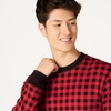 Amazon Essentials Men’s Knit Pajama Set(Classic Buffalo Check)