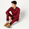 Amazon Essentials Men’s Knit Pajama Set(Classic Buffalo Check)