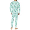 Amazon Essentials Men’s Knit Pajama Set(Ecru Festive Tree)