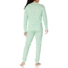 Amazon Essentials Men’s Knit Pajama Set(Mint Green Forest Animals)