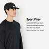 Amazon Essentials Men’s Lightweight Golf Sport Visor(Black)