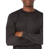 Amazon Essentials Men’s Long Sleeve Moisture Wicking Performance Tech Workout Crew Neck T-Shirt(Black)
