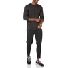 Amazon Essentials Men’s Long Sleeve Moisture Wicking Performance Tech Workout Crew Neck T-Shirt(Black)