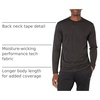 Amazon Essentials Men’s Long Sleeve Moisture Wicking Performance Tech Workout Crew Neck T-Shirt(Black)