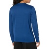 Amazon Essentials Men’s Long Sleeve Moisture Wicking Performance Tech Workout Crew Neck T-Shirt(Navy)