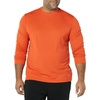 Amazon Essentials Men’s Long Sleeve Moisture Wicking Performance Tech Workout Crew Neck T-Shirt(Orange)