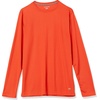 Amazon Essentials Men’s Long Sleeve Moisture Wicking Performance Tech Workout Crew Neck T-Shirt(Orange)