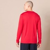 Amazon Essentials Men’s Long Sleeve Moisture Wicking Performance Tech Workout Crew Neck T-Shirt(Red)