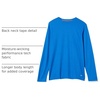 Amazon Essentials Men’s Long Sleeve Moisture Wicking Performance Tech Workout Crew Neck T-Shirt(Royal Blue)