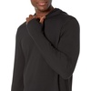 Amazon Essentials Men’s Long Sleeve Quick Dry Performance Tech Hooded Workout T-Shirt(Black)