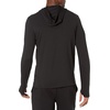 Amazon Essentials Men’s Long Sleeve Quick Dry Performance Tech Hooded Workout T-Shirt(Black)