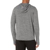 Amazon Essentials Men’s Long Sleeve Quick Dry Performance Tech Hooded Workout T-Shirt(Grey Space Dye)