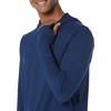Amazon Essentials Men’s Long Sleeve Quick Dry Performance Tech Hooded Workout T-Shirt(Navy Space Dye)