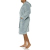 Amazon Essentials Men’s Mid-Length Plush Bathrobe(Grey)