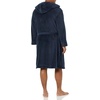Amazon Essentials Men’s Mid-Length Plush Bathrobe(Navy)