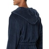 Amazon Essentials Men’s Mid-Length Plush Bathrobe(Navy)