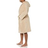 Amazon Essentials Men’s Mid-Length Plush Bathrobe(Taupe)