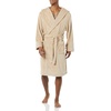 Amazon Essentials Men’s Mid-Length Plush Bathrobe(Taupe)