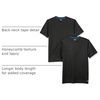 Amazon Essentials Men’s Moisture Wicking Breathable Active Performance Tech Gym T-Shirts(Black/Black)