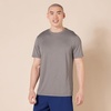 Amazon Essentials Men’s Moisture Wicking Breathable Active Performance Tech Gym T-Shirts(Black/Dark Grey)