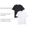 Amazon Essentials Men’s Moisture Wicking Breathable Active Performance Tech Gym T-Shirts(Black/White)