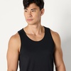 Amazon Essentials Men’s Quick Dry Tech Stretch Active Sleeveless Gym Tank Top Workout Shirt(Black)