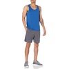 Amazon Essentials Men’s Quick Dry Tech Stretch Active Sleeveless Gym Tank Top Workout Shirt(Bright Blue)