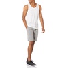 Amazon Essentials Men’s Quick Dry Tech Stretch Active Sleeveless Gym Tank Top Workout Shirt(Bright White)