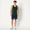 Amazon Essentials Men’s Quick Dry Tech Stretch Active Sleeveless Gym Tank Top Workout Shirt(Dark Green)