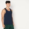 Amazon Essentials Men’s Quick Dry Tech Stretch Active Sleeveless Gym Tank Top Workout Shirt(Navy)