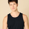 Amazon Essentials Men’s Regular-Fit Sleeveless Tank Tops(Black)