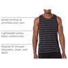 Amazon Essentials Men’s Regular-Fit Sleeveless Tank Tops(Black/Charcoal Heather)