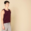 Amazon Essentials Men’s Regular-Fit Sleeveless Tank Tops(Burgundy)
