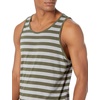 Amazon Essentials Men’s Regular-Fit Sleeveless Tank Tops(Dark Green/Light Grey Heather)