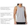 Amazon Essentials Men’s Regular-Fit Sleeveless Tank Tops(Light Grey Heather)