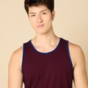 Amazon Essentials Men’s Regular-Fit Sleeveless Tank Tops(Port/Blue)